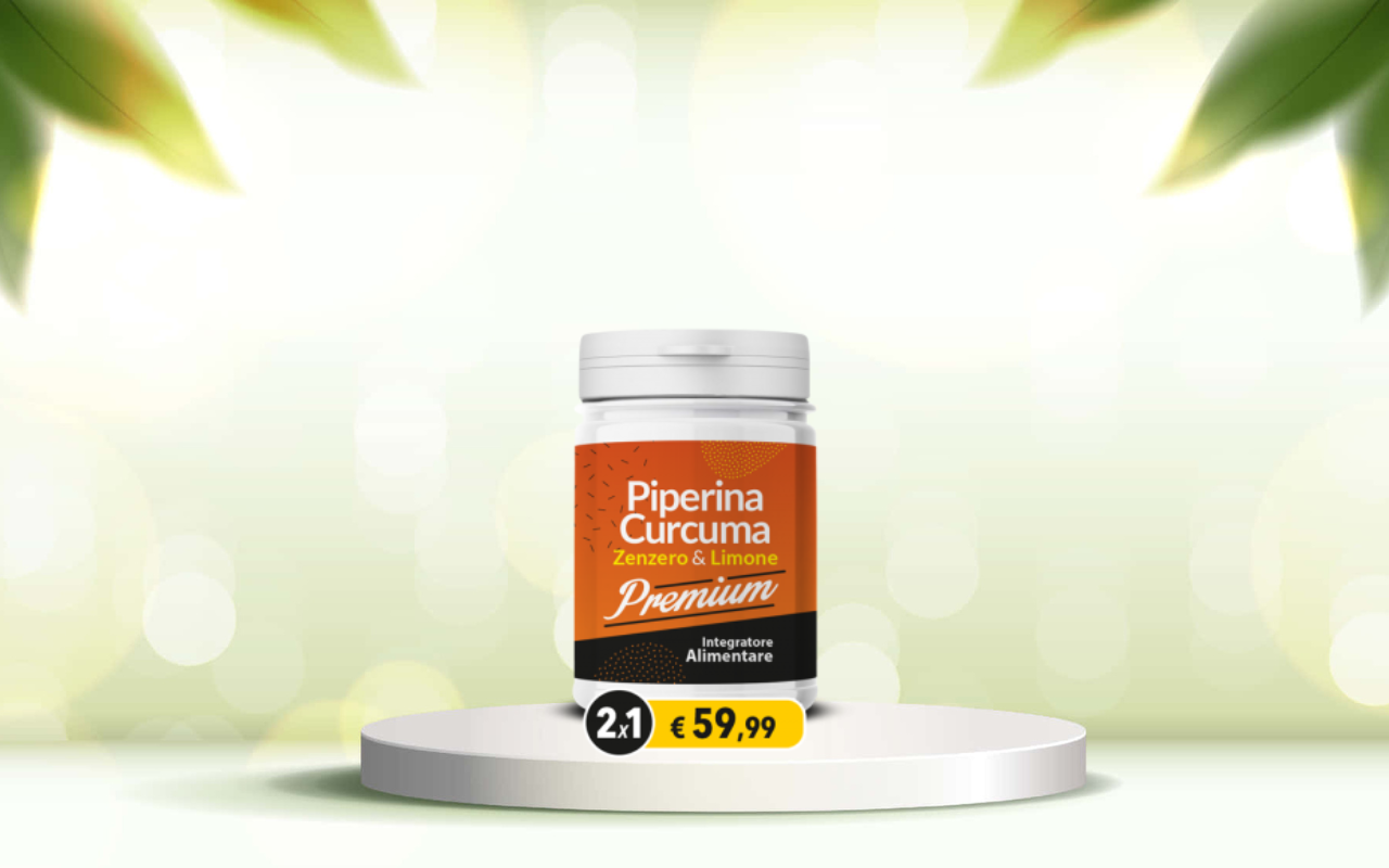 Scopri Piperina e Curcuma Premium: il detox naturale per benessere e dimagrimento